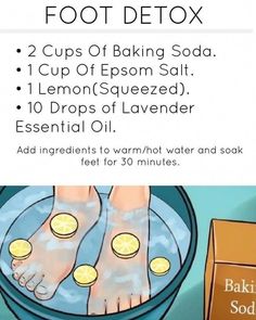 Baking Soda And Lemon, Natural Beauty Recipes, Stronger Teeth, Foot Soak, Epsom Salt, Detox Recipes, Beauty Recipe, I Love Makeup