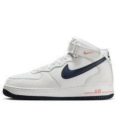 Nike Air Force 1 Mid '07 LX 'Summit White Obsidian' FB8879-100 Crocs Boots, Nike Air Force 1 Mid, Air Force 1 Mid, Slides Sandals, Nike Air Force 1, Air Force 1, Nike Air Force, Air Force, Nike Air