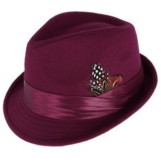 This classy fedora hat features a pleated hatband with a dressy feather. It has a pinch front crown and also has an interior band for comfort. This hat is ideal for special occasions, weddings, church, or a night out on the town. Made of 100% Polyester Feather Outfit, Classy Hats, Mens Fedora, Fedora Hat Men, Mens Fur, Mens Hats, Men Suede, Felt Fedora, Sharp Dressed Man