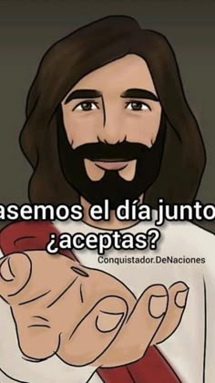 jesus holding a knife in his hand with the caption that reads, interfacio de nueveo, perro est vez comming jesus