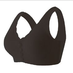 This snap front bra is so comfortable after your mastectomy surgery when you can’t lift your arms. It is made of a nylon spandex blend and is so soft, stretchy and seamless you will still want to wear if after your recovery. The padding is removable. The soft fabric and light padding are perfect for wearing over tissue expanders. The snaps are easy to snap after surgery. For larger, firmer breast prosthetics that may not fit through the opening in this bra, check out our Mastectomy Bra Front Clo Firmer Breast, Mastectomy Surgery, Mastectomy Bra, After Surgery, Black Media, Surgery, Soft Fabric, Bag Accessories, Spandex