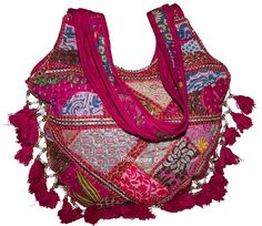 PRICES MAY VARY. USPTO REGISTERED TRADEMARKED BRAND ✮QUALITY HANDMADE CRAFTSMANSHIP - Handmade by Tribe Azure Fair Trade Artisans. Each Bag is individually made by hand, giving each bag a unique touch. Each bag is individually handmade from vintage assorted hand embroidered patchwork, sequins and beads. Patchwork of vintage banjara dresses and bright, organic cotton fabric, vintage fabric, mirror work and beautiful woven cotton. ✮STRONG, DURABLE, COMFORTABLE - Fabric is quilted cotton fabric. Do Fabric Mirror, Boho Purse, Purse Making, Pink Clothing, Small Laptop, Boho Purses, Beach Tops, Handbags And Purses, Organic Cotton Fabric