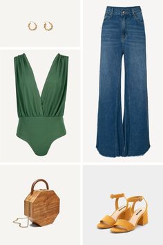 Body Verde, Jeans Flare, Bell Bottoms, Get Inspired, Bell Bottom Jeans, Outfit Ideas, Wide Leg, Ootd, Pants