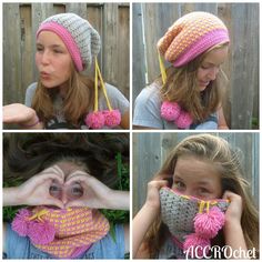 Quatre 4 in 1 cowl Col Crochet, Confection Au Crochet, Crochet Cowl Pattern, Bonnet Crochet, Crochet Hats Free Pattern, Crochet Cap, Crochet Vintage, Cowl Pattern, Scarf Crochet Pattern