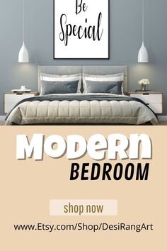 the modern bedroom is on sale now