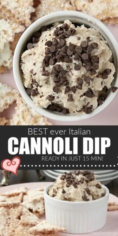 the best ever italian cannoli dip is ready in just 15 minutes