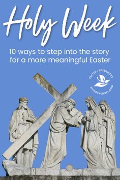 Are you stepping into the depth of Holy Week, or skipping straight from Palm Sunday to Easter? Try adding at least one of these Holy Week activities this year. Experiencing the full emotion of the week will make your Easter more joyful and meaningful. Daily Devotional | Prayer Vigil | Maundy Thursday | Foot Washing | Stations of the Cross | Good Friday | Fasting | Passover Seder | Holy Saturday Daily Devotional Prayer, Holy Friday, Easter Vigil, Devotional Topics, Holy Saturday