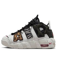 (GS) Nike Air More Uptempo 'Tunnel Walk' DZ4843-100 - KICKS CREW Nike Uptempo Sneakers, Nike Uptempo, Nike Air Uptempo, Acid Bath, Nike Air More Uptempo, Nike Air More, School Play, Sneaker Games, Swag Shoes