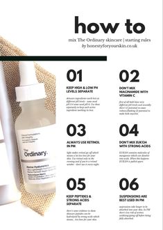 The Ordinary Skincare Routine, Ordinary Skincare, Ordinary Products, The Ordinary Skincare, Happy Skin, Skin Care Routine Steps, Skin Routine, Skincare Tips, Beauty Skin Care Routine