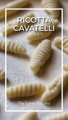 the cover of ricotta cavatelli by she loves biscotti