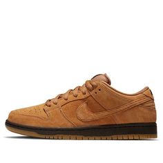 This Nike SB Dunk Low Pro “Wheat” is designed with tints slightly more saturated in hue. The suede uppers are completed in “Flax” and are contrasted with “Baroque Brown” details, with the latter featuring the Nike SB tongue tag, Nike heel tab branding, and the insoles. (SNKR/Skate/Unisex/Low Top/Non-Slip/Wear-resistant) Nike Sb Dunk Low Pro, Nike Sb Dunk Low, Nike Sb Dunk, Sb Dunk Low, Sb Dunk, Nike Dunk Low, Dunk Low, Nike Dunk, Nike Sb