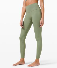 When feeling nothing is everything. The Align collection, powered by Nulu™ fabric, is so weightless and buttery soft, all you feel is your practice. Green Lululemon Leggings, Feeling Nothing, Green Jumpsuit, Low Impact Workout, Lululemon Align, Green Pants, High Rise Pants, Lululemon Leggings, Tight Leggings