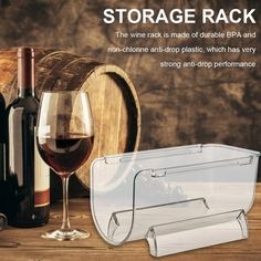 Feature: 1. 1. High-quality Structure: The wine rack is made of durable BPA and non-chlorine anti-drop plastic, which has very strong anti-drop performance and is suitable for daily use. Easy to clean and care, just wipe it off with mild and water. 2. 2. Practical: The wine rack can be used on the counter or in the refrigerator, which is convenient for refrigerating drinks and obtaining iced drinks faster. It is also suitable for bars or wine cellars. 3. 3. Stackable Design: The wine rack size i Beer Storage, Wine Rack Storage, Storage Stand, Iced Drinks, Wine Storage, Wine Cellar, Storage Rack, Kitchen Storage Organization, Favorite Drinks