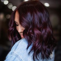 Dark Plum Hair Color, Plum Brown Hair