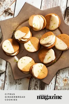 small cookies with icing and sprinkles on a plate