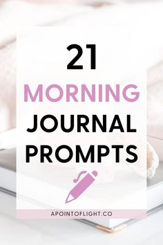 21 morning journal prompts Bullet Journal Vision Board, Christian Journal Prompts, Mindfulness Journal Prompts, Mindfulness Journal