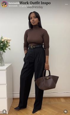 Interpreter Outfit Business Casual, Office Outfits Black Women Plus Size, Turtleneck Work Outfit Women, Corporate Girl Work Outfits Black, Plus Size Corporate Outfits Work, Office Job Outfits Plus Size, Job Interview Outfit For Women Plus Size, Black Woman Business Casual, Office Wear Black Women