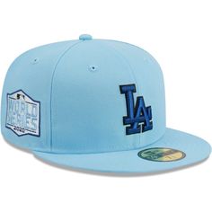 Give your Los Angeles Dodgers headwear a spectacular update with this 59FIFTY hat from New Era. Its design features the Los Angeles Dodgers logo embroidered across the front panels and a special patch on the side. The fitted construction also ensures this cap fits you perfectly. New Era Baseball Cap, Los Angeles Dodgers Logo, Dodgers Logo, Dodger Hats, Swag Pics, Dodger Blue, 59fifty Hats, Different Hats, Cap Fits