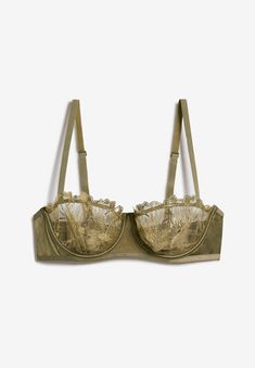 Etam AMARYLLIS - Soutien-gorge à balconnet - kaki Bra, Clothes For Women, Clothes