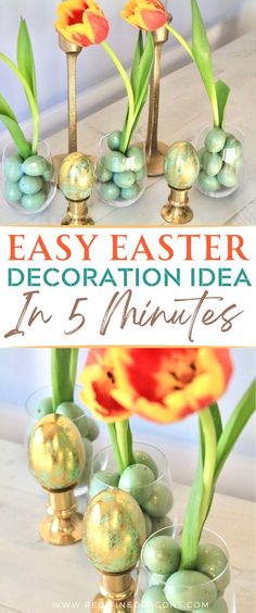 an easter decoration idea in five minutes