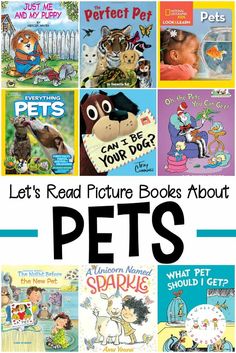 books about pets with the title let's read picture books about pets