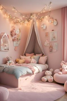 #bedroom #bedroomideas #classicbedroom #masterbedroom #naturalbedroom #modernbedroom #beingbedroom #bedroominterior #bedroomdesign #cozybedroom #elegantbedroom #warmbedroom #bedroomdecor #christmasroom #kid'sbedroom #winterbedroom #diningroomideas Small Girls Room Ideas, Pink Kids Bedroom Ideas, Kids Bedroom Ideas For Girls Toddler, Small Toddler Rooms, Pink Toddler Rooms, Girl Toddler Bedroom, Small Room Girl, Small Girls Bedrooms, Bedroom Ideas For Kids