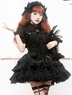 Women's JSK Cross Gothic Lolita Strap Dress
Features：

 	Product ID:DS0492
 	Material:Polyester
 	Season:Spring,Summer,Autumn,Winter
 	Color:Red,Blue,Purple,Pink,Black,White

Size Chat： Goth Lolitas, Cross Gothic, Kei Fashion, Lolita Outfits, Dark Dress, Mermaid Outfit, Funny Outfits, Cute Costumes, Buy Buy