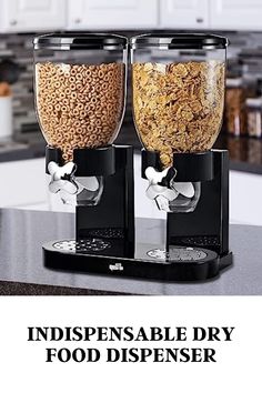 dry food dispenser Best Cereal, Food Dispensers, Cereal Storage, Cereal Dispenser, Dry Food Storage, Plastic Canisters, Food Dispenser, Candy Dispenser, Cereal Recipes