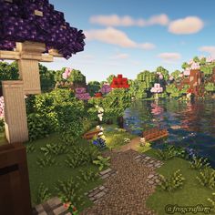 a magical mushroom themed lake area~ 🌿🥰 #cottagecoreminecraft #cottagecore #cottage #minecraftcottage #minecraftaesthetic #aesthetic #aestheticminecraft #fairycore #frogcrafting Aesthetic Minecraft Builds, Aesthetic Minecraft, Mushroom Magic, Magical Mushroom, Minecraft Cottage, Minecraft Server, Cottagecore Cottage, Minecraft Stuff