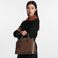 LOUIS VUITTON® - Alma Pm - Brown Alma Louis Vuitton, Timeless House, Lv Alma, Sac Louis Vuitton, House Icon, Louis Vuitton Alma Pm, Alma Pm, Louis Vuitton Official, Damier Ebene