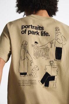 Portraits Of Park Life T shirt Easy 30 day return policy Park Life, Graphic Shirt Design, Long Sleeve Sweatshirts, Graphic Shirts, Cool Shirts