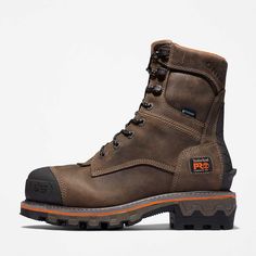 Timberland Store, Logger Boots, Timberland Waterproof, Timberland Pro, Work Boots Men, Work Boot, Timberland Mens, Goodyear Welt, Medium Brown