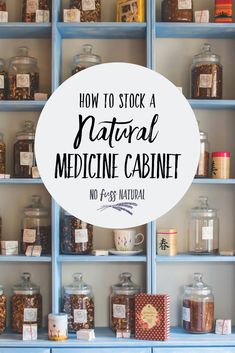 How to Stock a Natural Medicine Cabinet.  Simple remedies that work. Listed by ailment so you can find exactly what you need.   #naturalliving #organicliving #holisticliving #holisticlifestyle Herbal Medicine Cabinet, Natural Medicine Cabinet, Natural Drinks, Diy Remedies, Holistic Medicine, Holistic Living