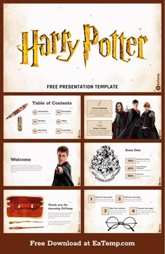 harry potter powerpoint presentation template