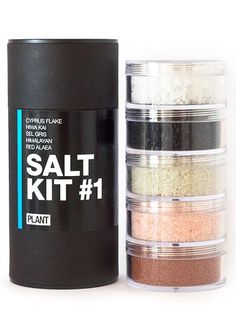 the salt kit contains four different types of salts