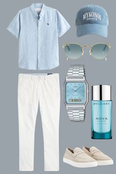 Mens Old Money, Outfit Idea For Summer, Old Money Summer, Mens Smart Casual Outfits, Classy Outfits Men, Mens Casual Outfits Summer, Smart Casual Men, Mens Trendy Outfits