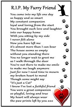 a poem written in black and white with an image of a dog's paw