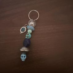 Blue and silver skull keychain #gothicaccessories Skull Keychain, Gothic Accessories, Blue And Silver, Women's Accessories, Women Accessories, Outfit Accessories, Silver, Blue