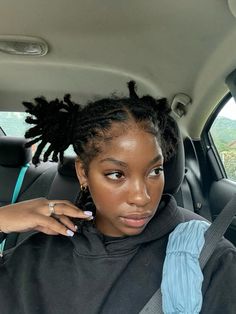 #locsstyles #locs #locstylesforwomen How To Put Beads On Locs, Shoulder Length Loc Hairstyles, Short Locs Hairstyles No Retwist, Two Strand Twist Starter Locs For Men, Girl Locs Hairstyles, Instant Locs Black Women, Loc Styles For Black Women Short, Styles On Short Locs, Starter Locs Women