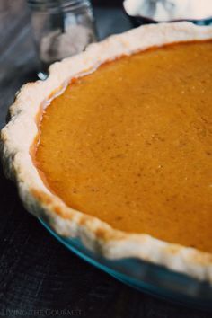 Classic Pumpkin Pie - Living The Gourmet Classic Pumpkin Pie, Galette Recipe, Homemade Pumpkin Spice, Best Pie, Fruit Pie, Pumpkin Pie Filling, Fresh Orange, Pumpkin Pie Recipes, Chocolate Tart