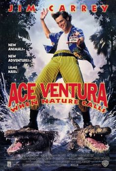 the movie poster for ace venturaa and his alligators