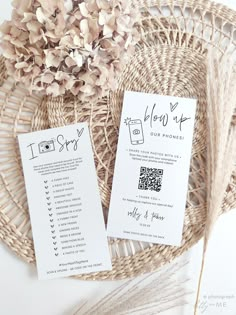 "Blow up our phones, i Spy Wedding game with QR code for shared photo and video albums. Double sided 4x8\" and 5x7\". Editable Templates with QR codes.   See how to create your QR code: bit.ly/3M0hV8u  Printable Templates, Share your Photos QR Code. ❤ »» DEMO »» TRY before you buy for FREE! - Corjl: www.corjl.com/d/226HJF Try it Now! ★ Co-ordinating Templates: https://etsy.me/3zKQMwp ♥ PRINTING ♥  To help you save more money, I've teamed up with some reputable printing websites who print in diff Scan Qr Code Wedding, Blow Up Our Phone Wedding, Photo Sharing Wedding, Wedding I Spy Printable Free, Social Hour Wedding Ideas, Qr Code Photo Upload Wedding, I Spy Wedding Photo Game, Wedding Qr Code Sign, Wedding Day Games