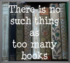 there is no such thing as too many books