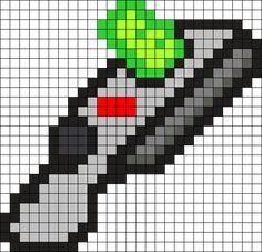 an image of a cross stitch pattern with a tennis ball on it