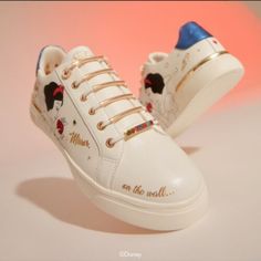 Nwt! Disney X Aldo Rare Snow White Sneakers In Brand New Condition. Size 7.5. Sold Out Everywhere. Comes In Original Aldo Box. Snow White Shoes, Cinderella Shoes, Disney Shoes, Luxury Aesthetic, Shoe Boot Sandals, Aldo Shoes, Flat Boots, Sneaker Heels, Sneaker Collection