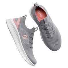 Nwt Stq Slip On Walking Shoes Lightweight Size 8.5 Color: Light Grey Pink Highly Elastic And Breathable Cushioned Memory Foam Insole Functional Arch Support Ethylene Vinyl Acetate Sole 100% Vegan Fendi Sneakers, Adidas Tubular Shadow, Skechers Bobs, Superstars Shoes, Burgundy Shoes, White Leather Sneakers, Puma Suede, Brown Sneakers, Grey Shoes