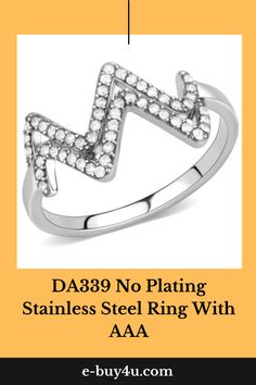 Type: Ring
Base Material: Stainless Steel
Plating: No Plating
Stone Type: AAA Grade CZ
Stone Name: N/A
Stone Color: Clear
Stone Shape: N/A