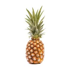 a pineapple on a white background with no one around it to see the image