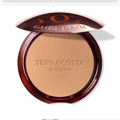 New! No Packaging Color Is Light Warm The Legendary Terracotta Bronzing Powder, Now Refillable, Recreates A Seamless True-To-Skin Bronzed Glow In One Simple, Instant Step. With 96% Naturally-Derived Ingredients, Including Pigments And Luminescent Shimmer, Its Texture Instantly Fuses With The Skin To Ensure A Skin-Perfecting Bronzed Glow Finish. Infused With Natural Moroccan Argan Oil, Known For Its Nourishing Properties, Its Formula Maintains The Skin’s Moisture Levels For Long-Lasting Comfort. Guerlain Terracotta, Guerlain Makeup, Bronzer Powder, Moroccan Argan Oil, Glow Foundation, Luxury Cosmetics, Bronzing Powder, Healthy Glow, Natural Glow