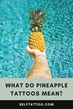 Put it in a salad, blend it into a cocktail, and get it tattooed on your skin – pineapples are multifaceted in many different ways. A pineapple tattoo can be small and cute with minimalist details, or go the more edgy route with strong lines and added elements. Pineapple Tattoo Meaning, Pineapple Tattoos